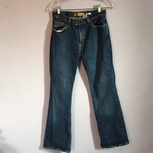 Old Navy bootcut blue jeans Sz 8 short